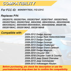 Vurkcy remote back label displaying FCC ID for quick compatibility check