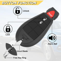 Vurkcy remote button closeup showing tactile buttons for reliable operation