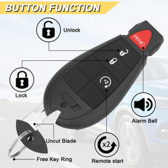Vurkcy side profile with mechanical key blade exposed for cutting convenience
