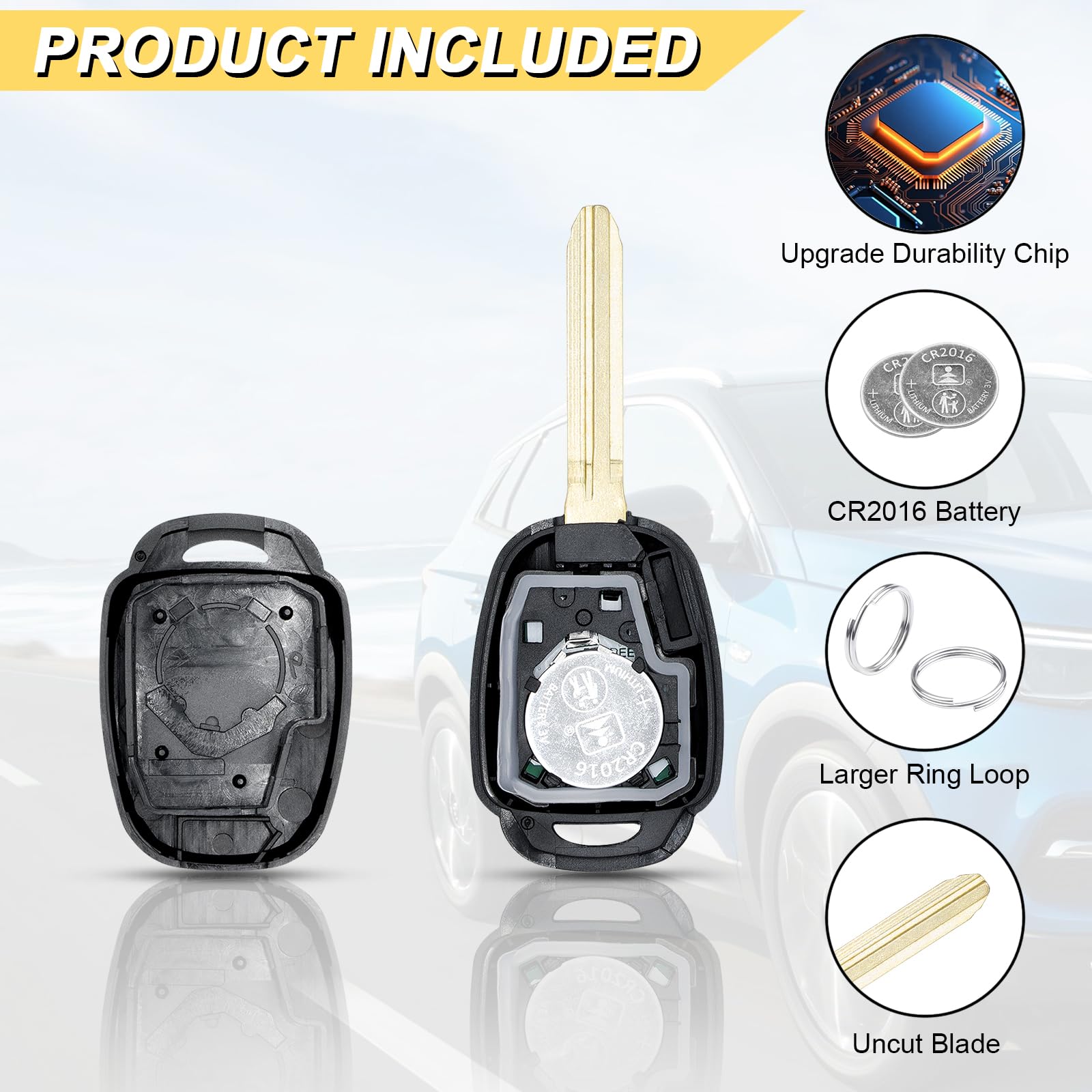 Vurkcy remote next to ruler showing compact size and easy carry