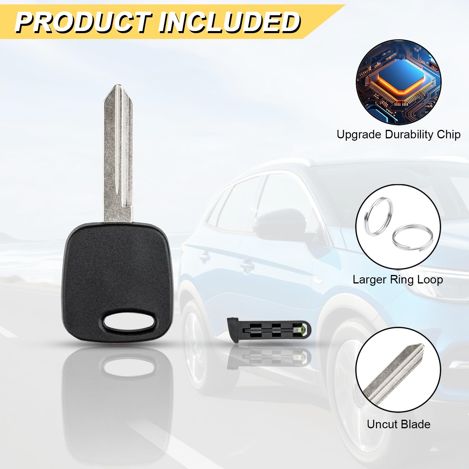 Vurkcy two keys laid beside ruler showing scale and spare-key convenience