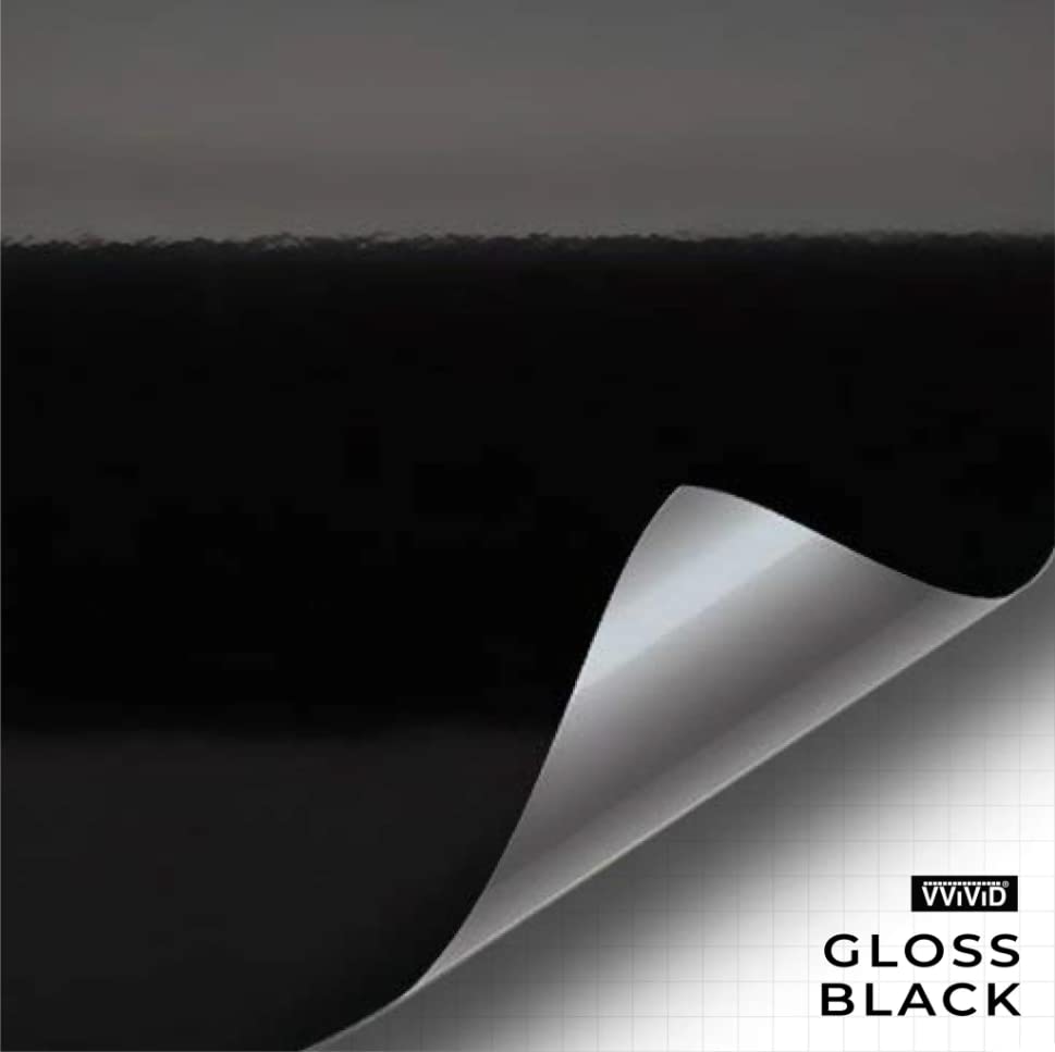 VViViD close-up of glossy film texture that shows smooth finish and scratch resistance