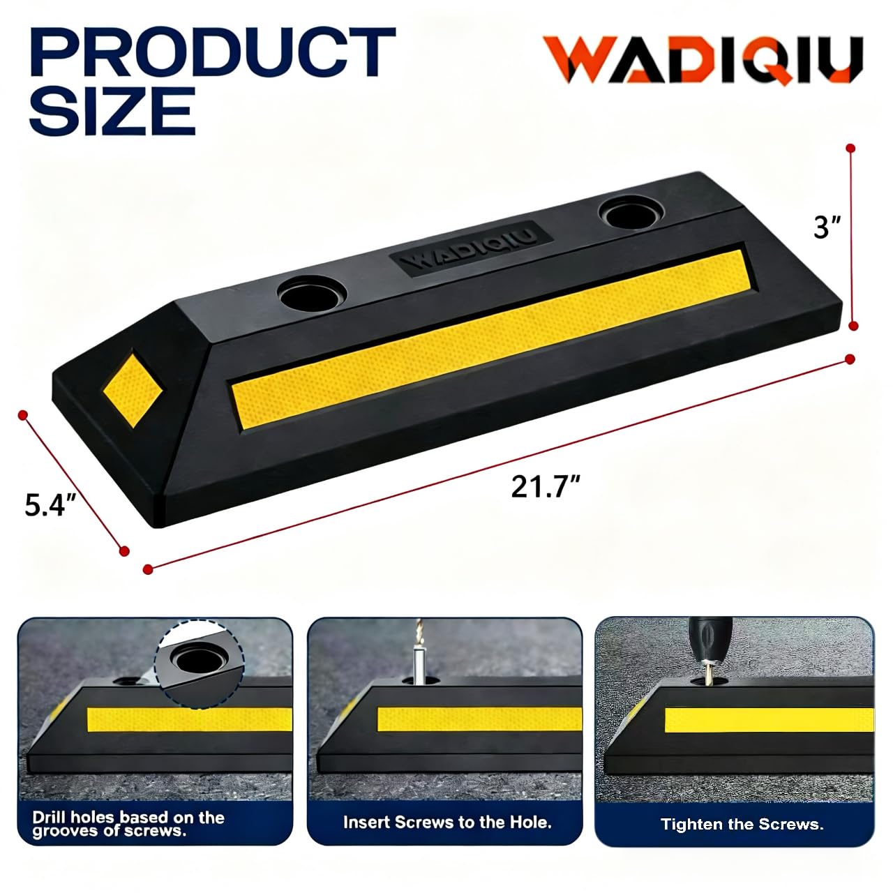 WADIQIU close-up of reflective stripe increasing nighttime visibility and safety