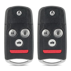 WADMHYACE front view of Acura key fob showing buttons and accurate layout for easy replacement
