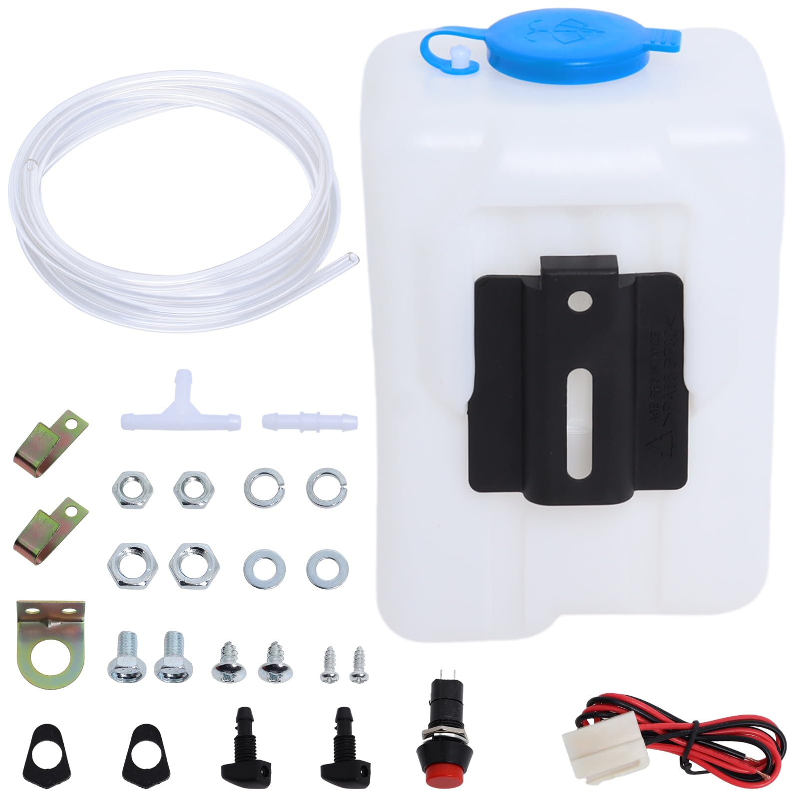 Wadoy front view of reservoir assembly showing full kit for quick replacement