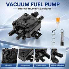 Wadoy pump side view highlighting mounting ports and bolt holes for correct fitment