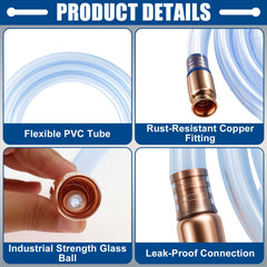 Wadoy tube wall thickness detail highlighting kink resistance and durability