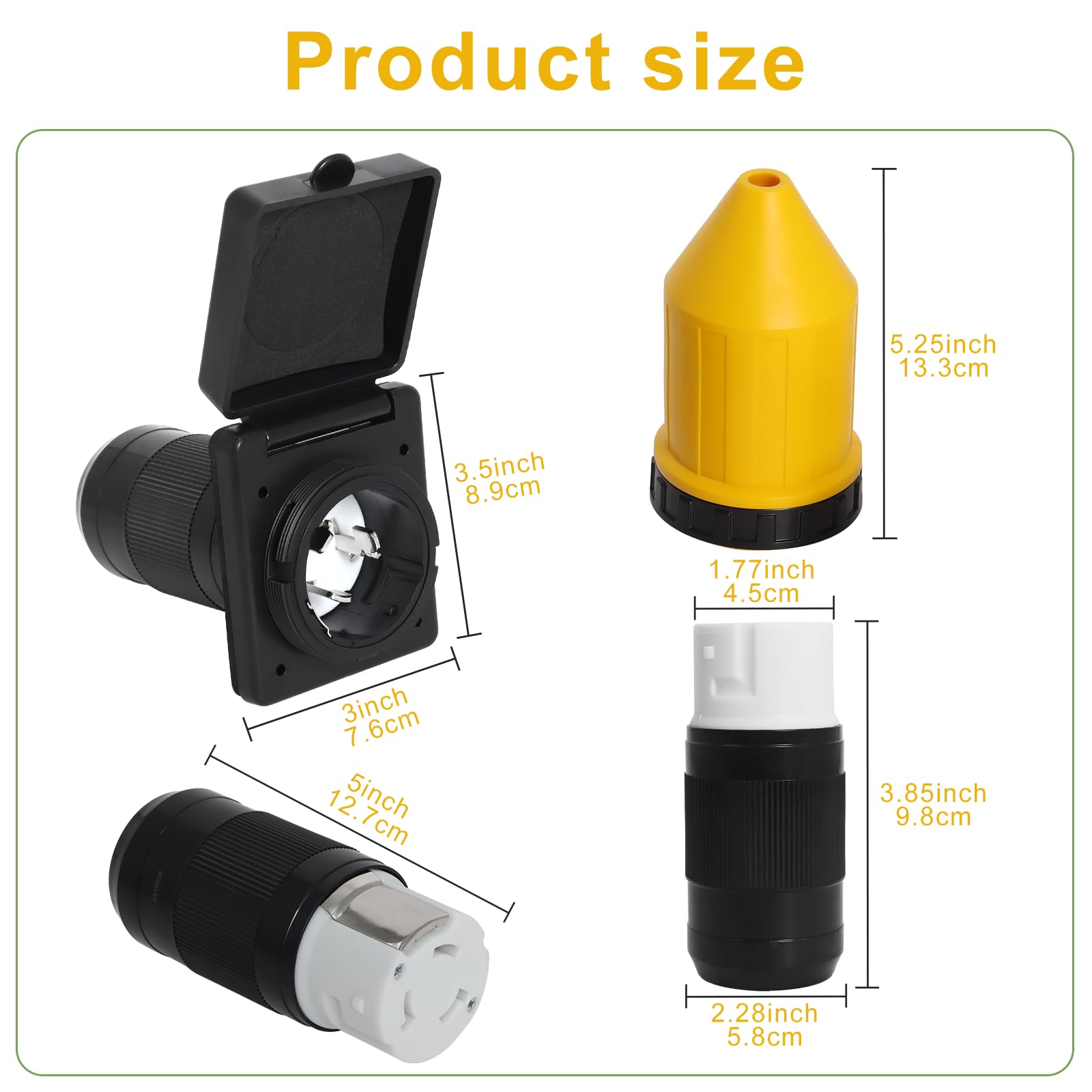 Wadoy twist-lock connector closeup offering secure connection benefit
