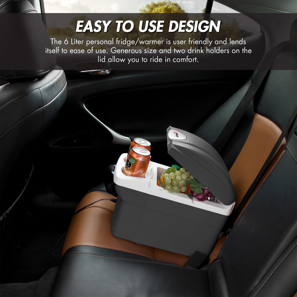 Wagan EL6206 placed on car seat showing vehicle-ready convenience benefit