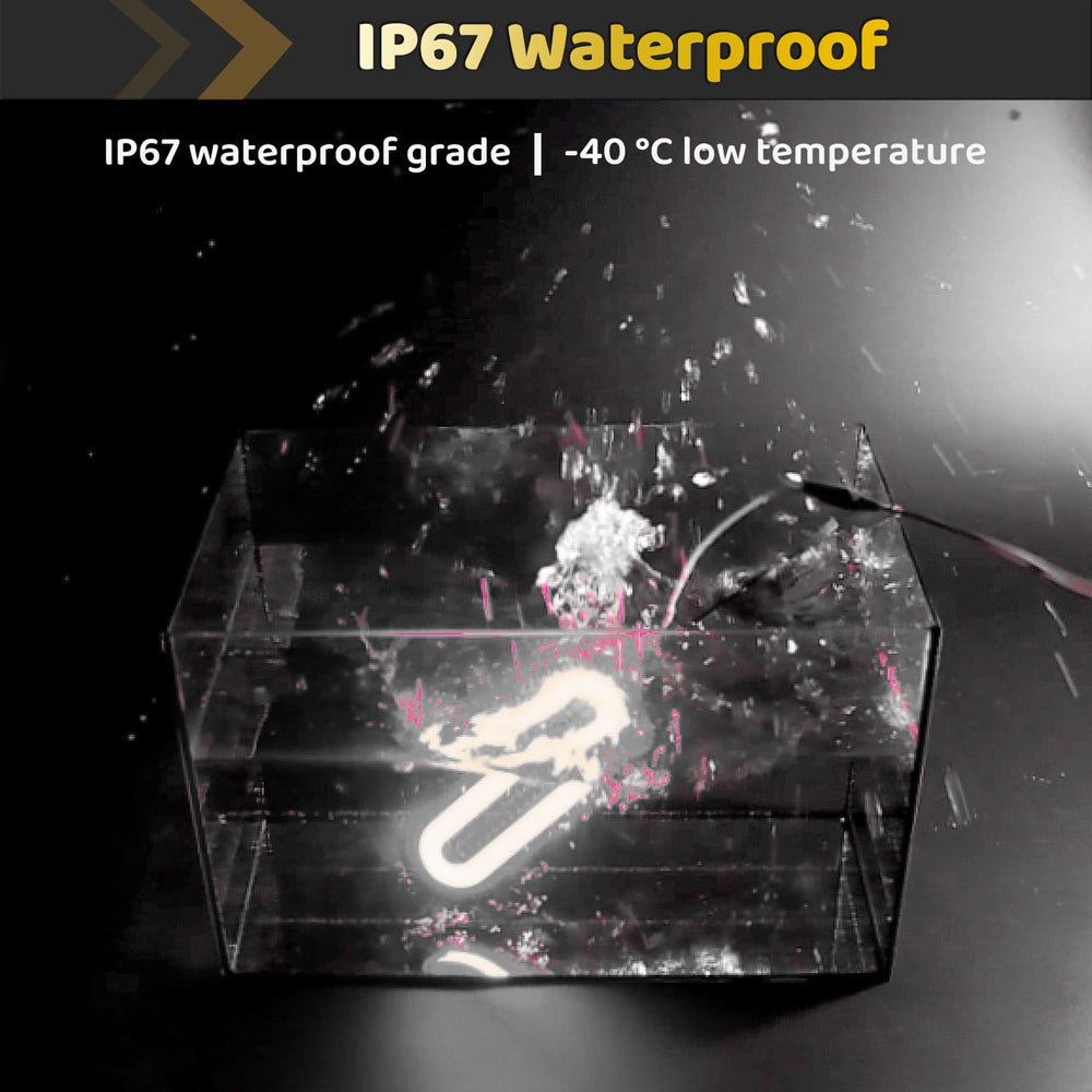 WahMOTOTin installed on truck at night demonstrating clear backup and running lights