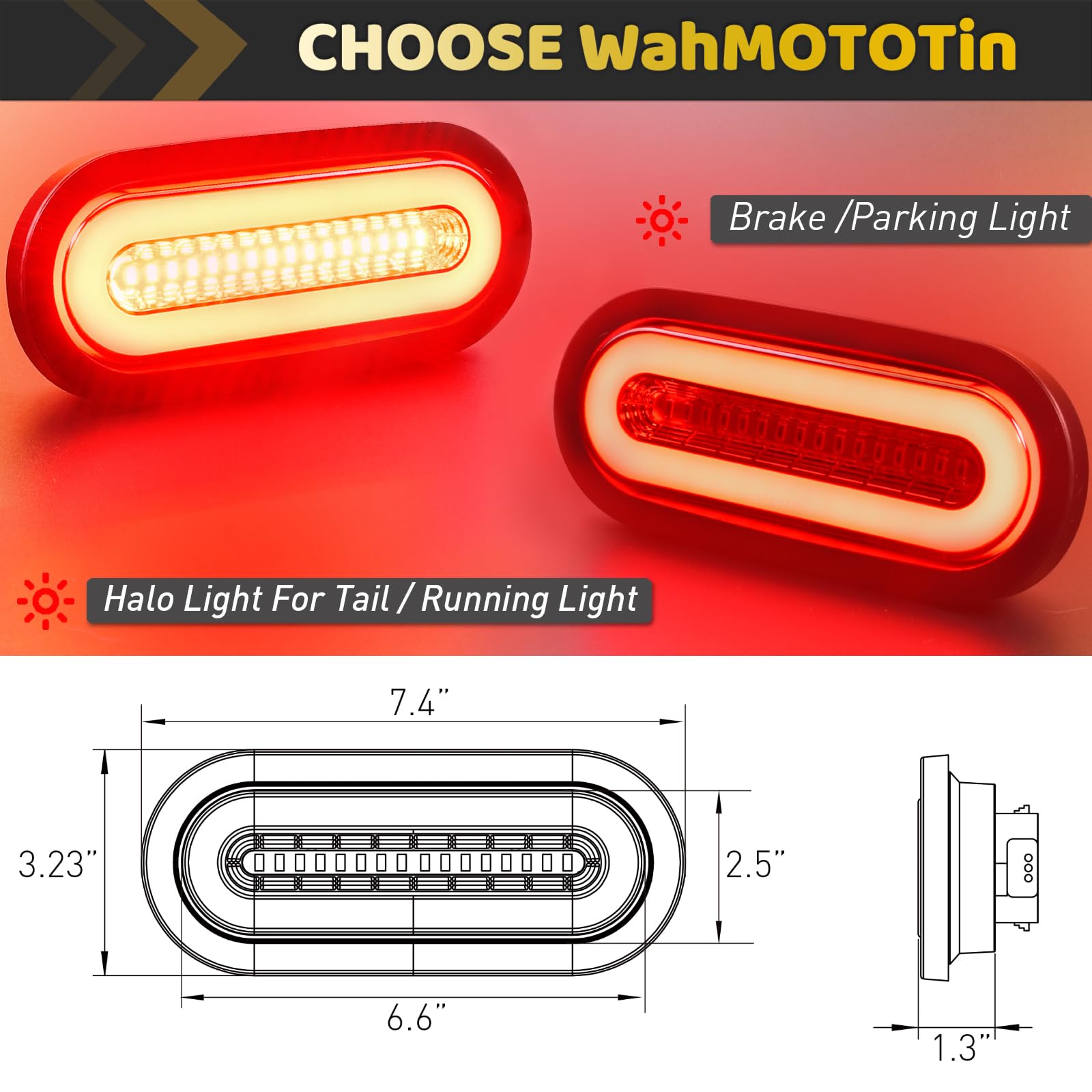 WahMOTOTin rubber grommet and wiring harness highlighting secure seal and easy installation