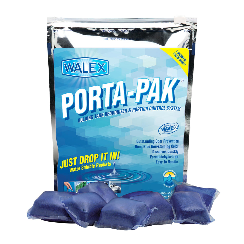 Walex front packaging showing 50-pack and commercial use benefit