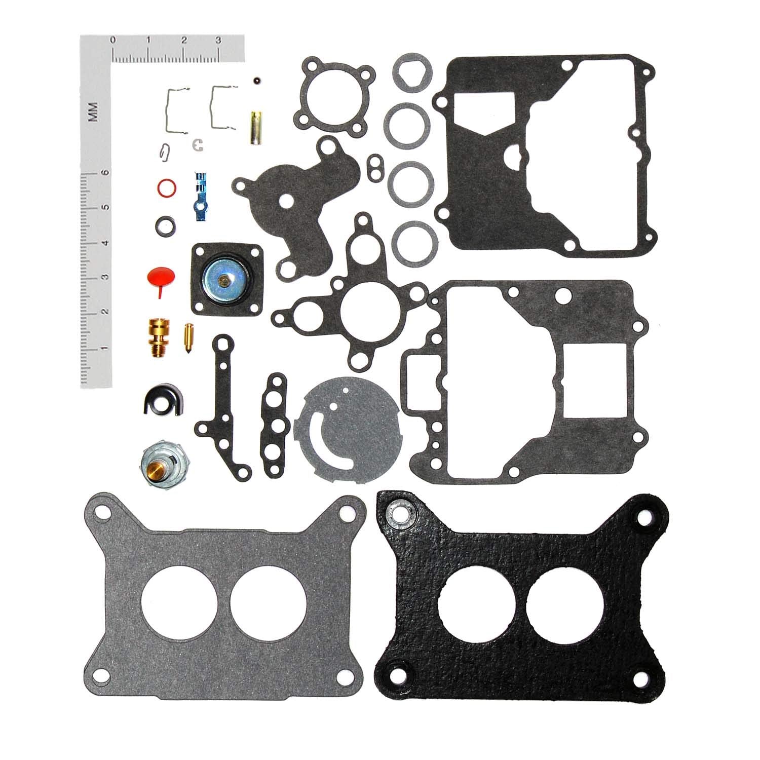 Walker Products 15593D front packaging showing kit contents for reliable rebuild