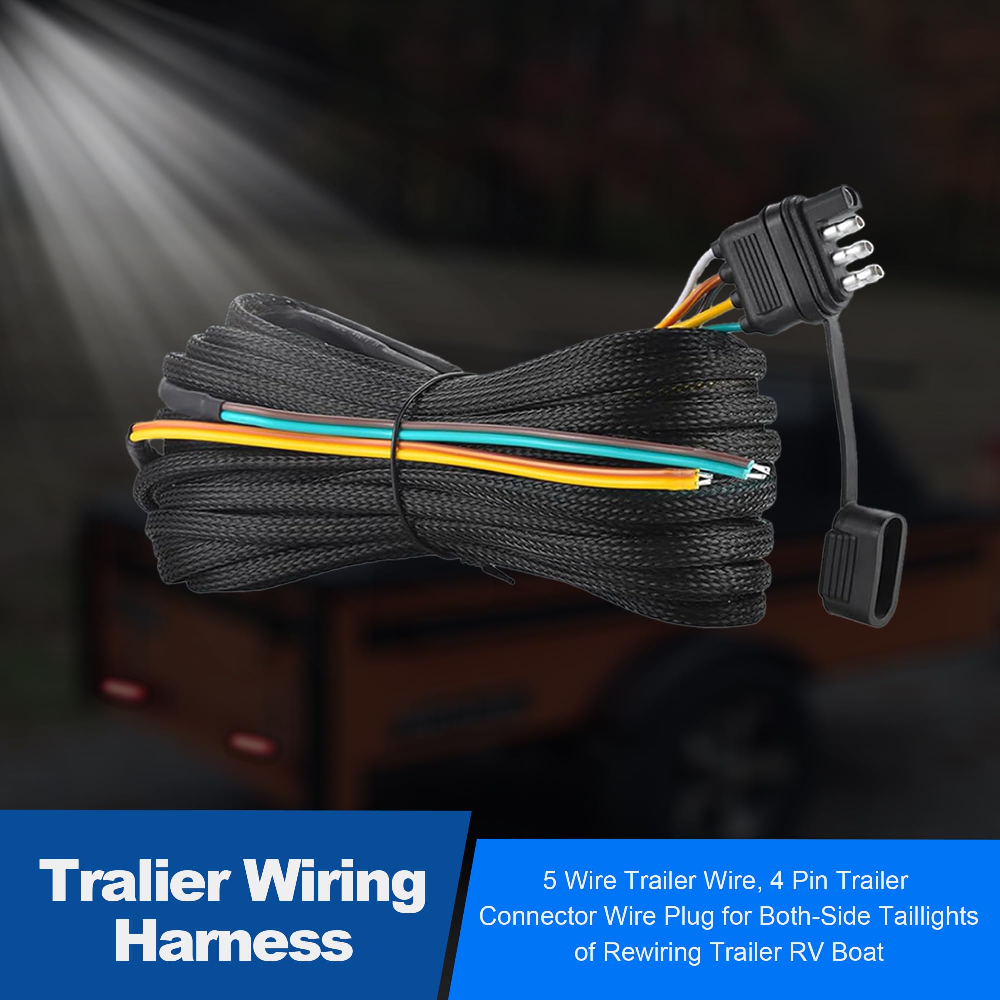 WALSIO connected to boat trailer in lifestyle setting showing practical use