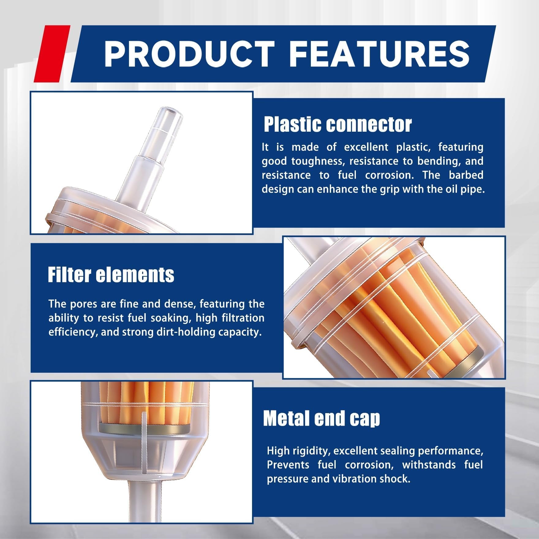 waltyotur filter inlet and outlet connection detail for secure hose fit