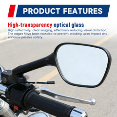 waltyotur mirror surface reflecting road scene for clearer rear view