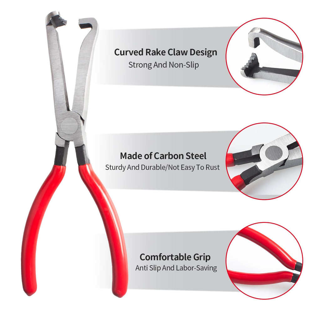 WAMEIJU disconnect pliers removing an electrical connector, preventing wire damage
