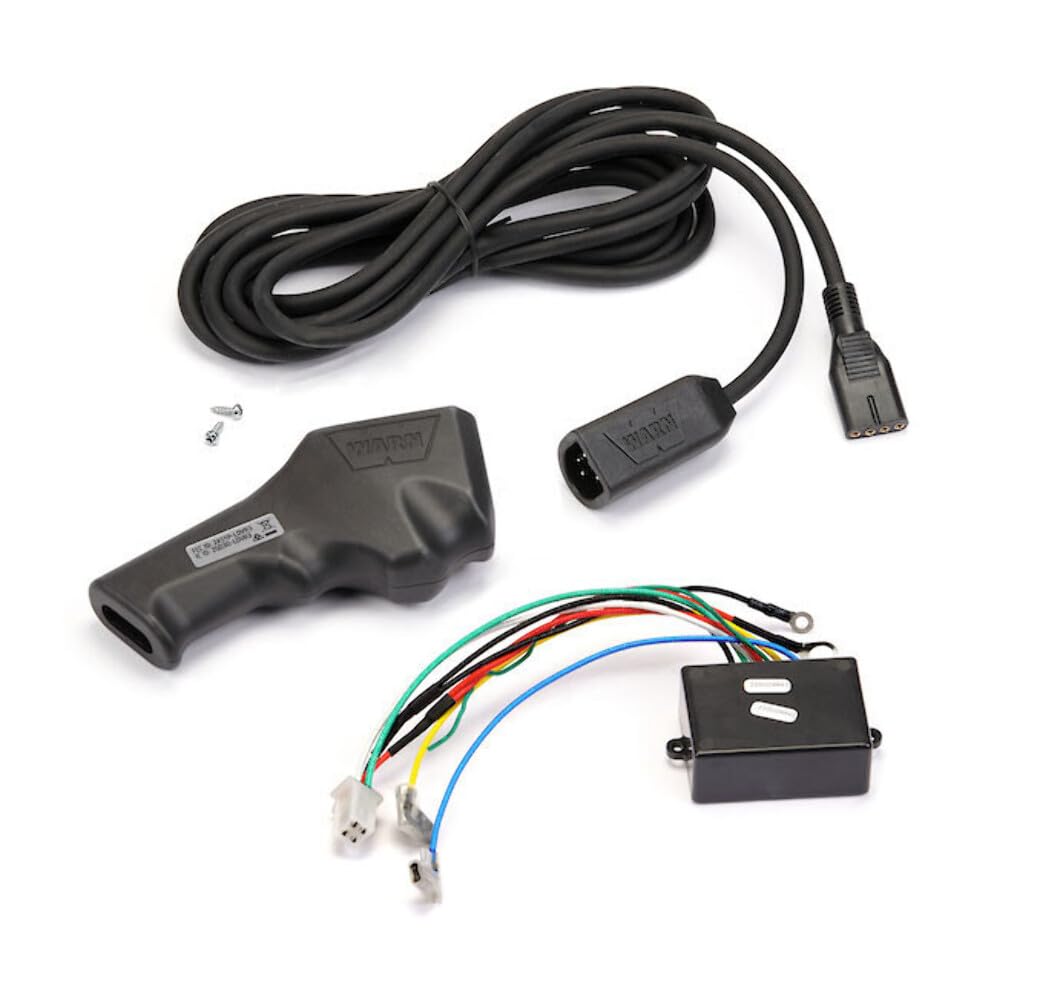 WARN 109470 remote front view showing sealed controls and durable casing benefit