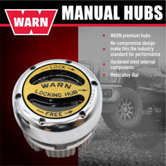 WARN 20990 side profile showing wave spring access for reliable engagement