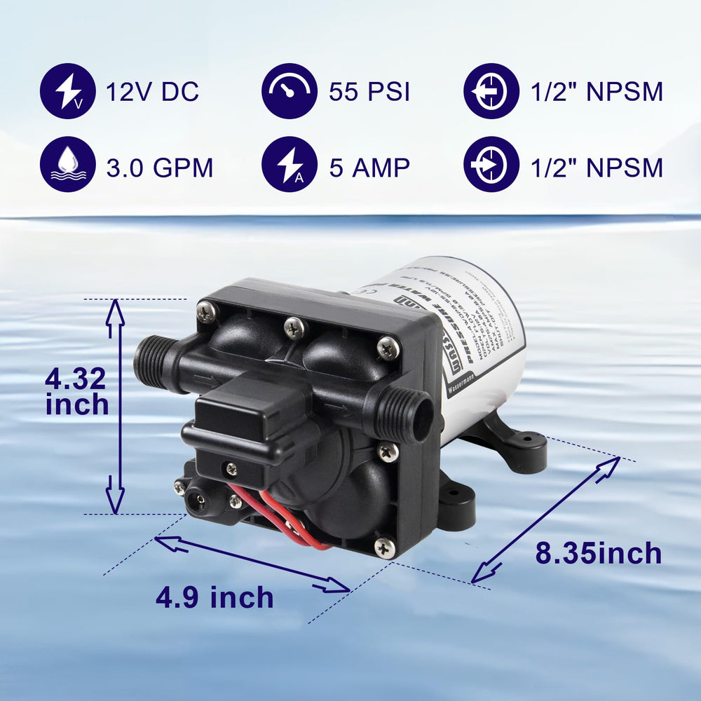 WASSERMANN pressure switch close-up offering reliable automatic control