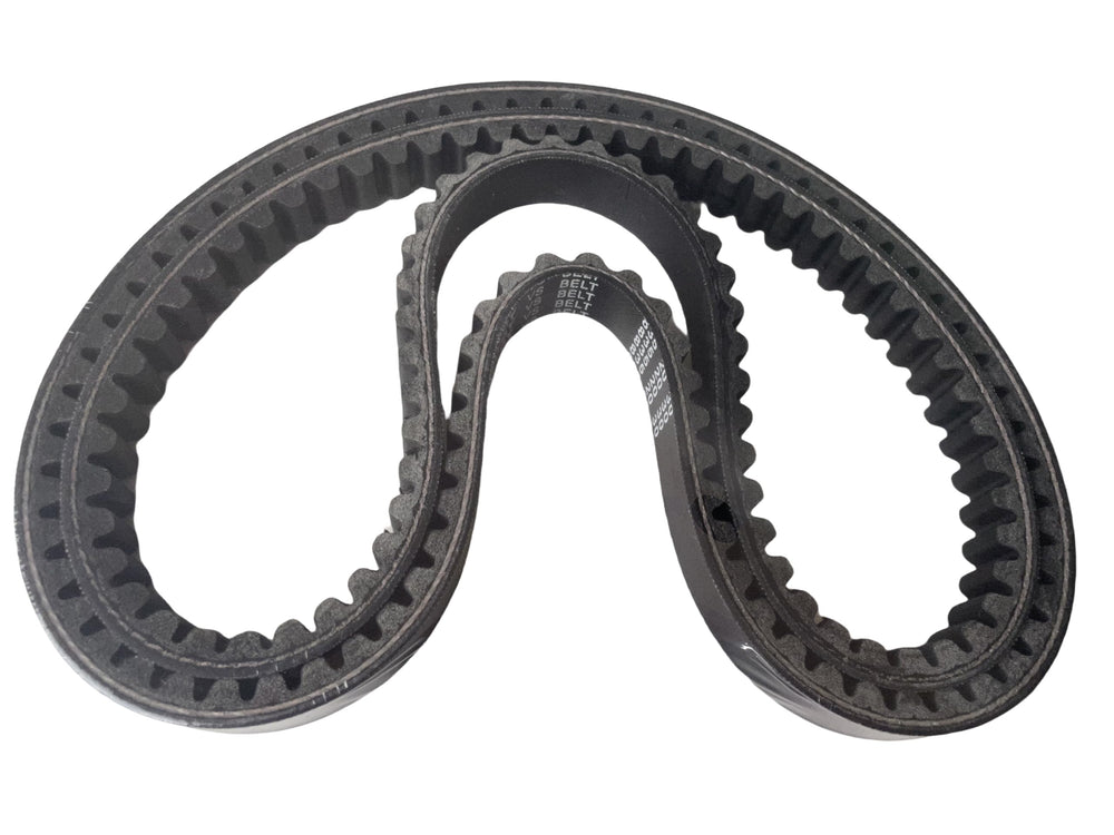 Wasydy two replacement belts laid flat offering a ready spare advantage