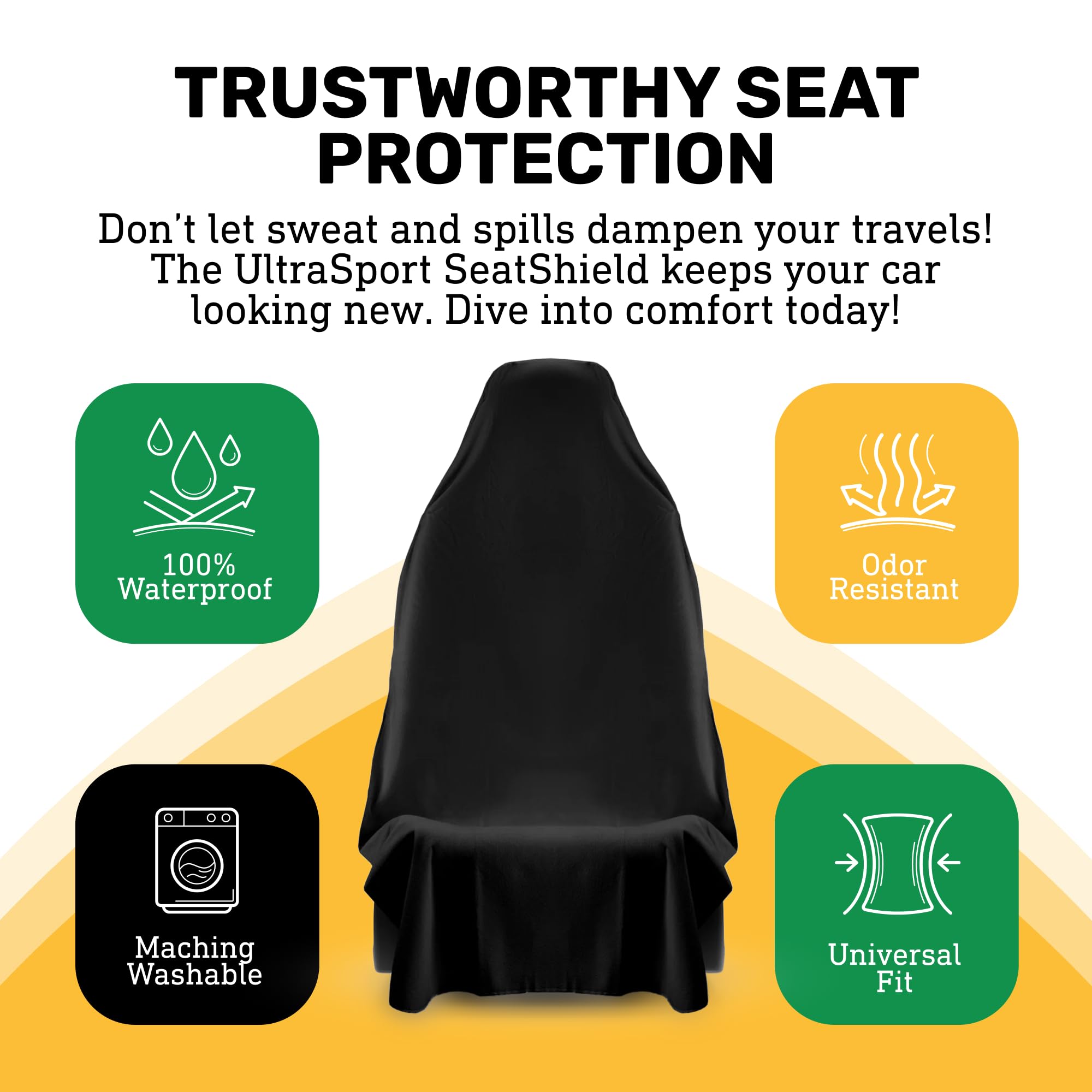 Waterproof SeatShield microfiber texture close-up offering soft comfort
