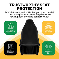 Waterproof SeatShield microfiber texture close-up offering soft comfort