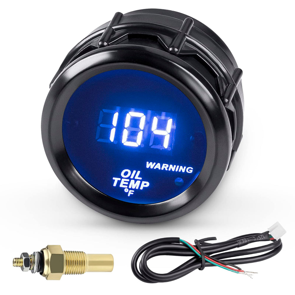 WATERWICH front gauge face showing blue LED and clear digits for quick readings