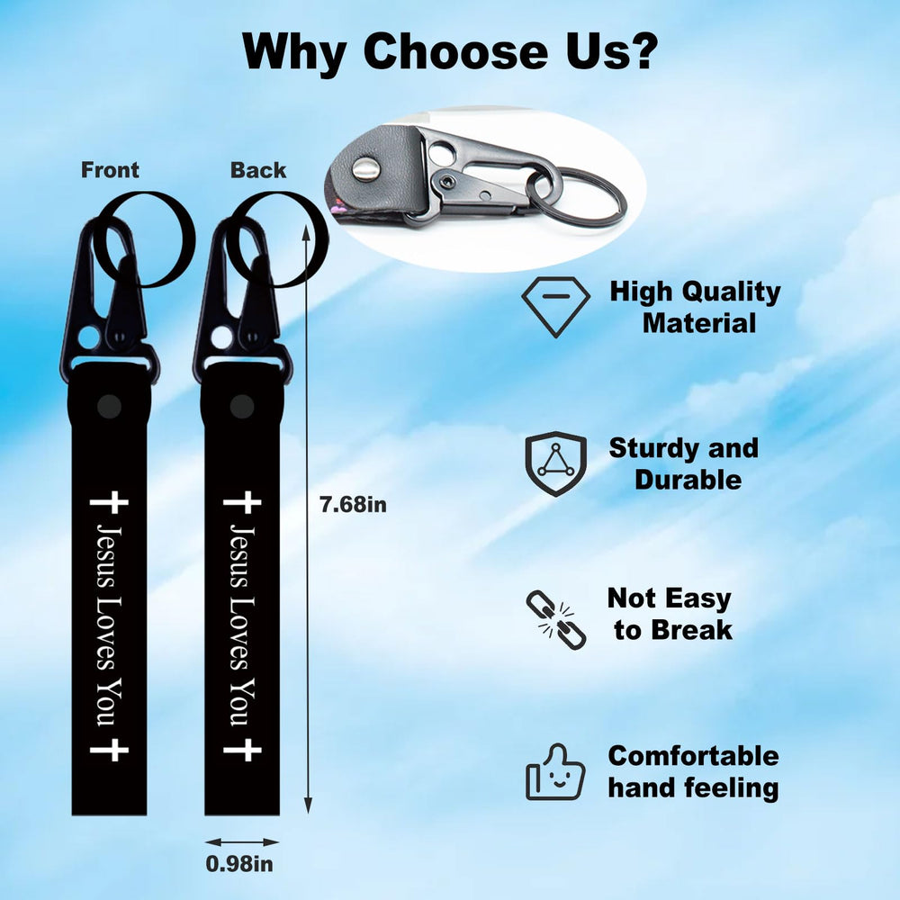 Wauhetsmvy bonus keychain wrist lanyard included as a practical gift