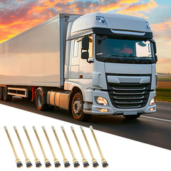 WAYASDCU valve stem installed on truck wheel illustrating reliable fit and leak prevention