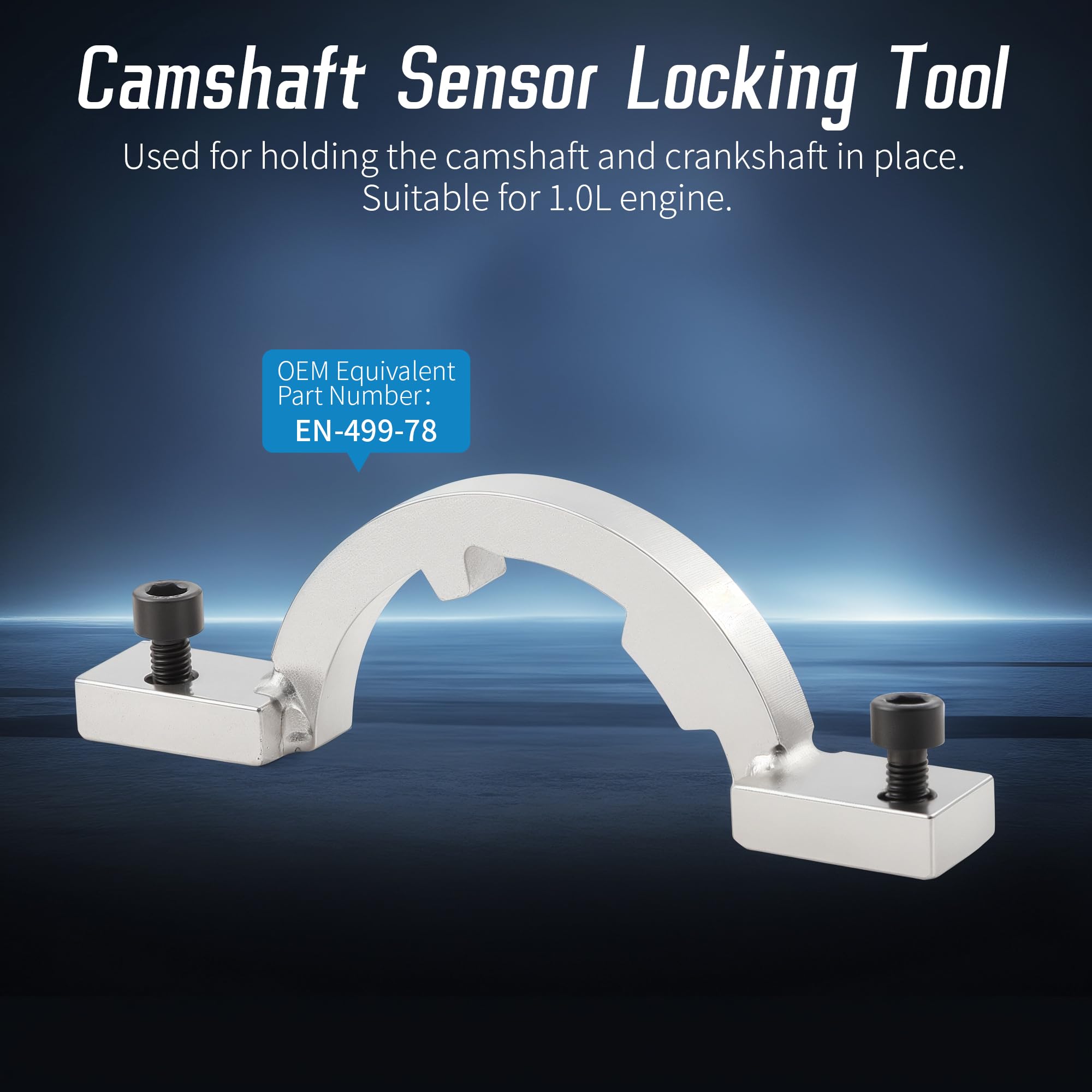 WAYCOJOY chain tensioner locking pin inserted demonstrating secure tension hold