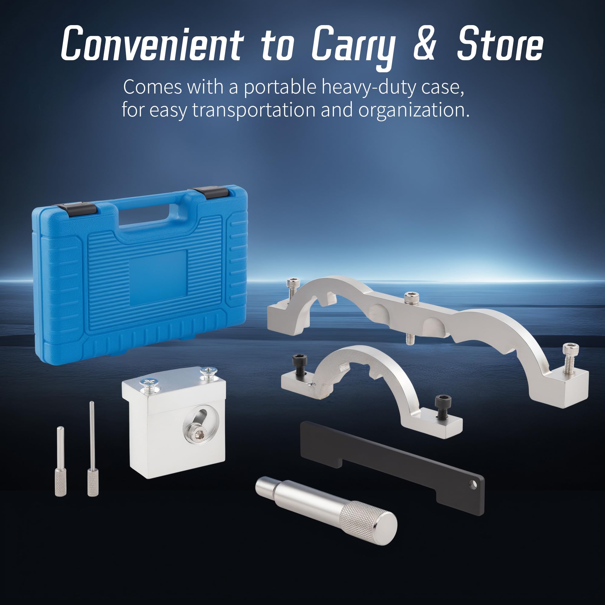 WAYCOJOY compact case beside ruler showing portable size for transport