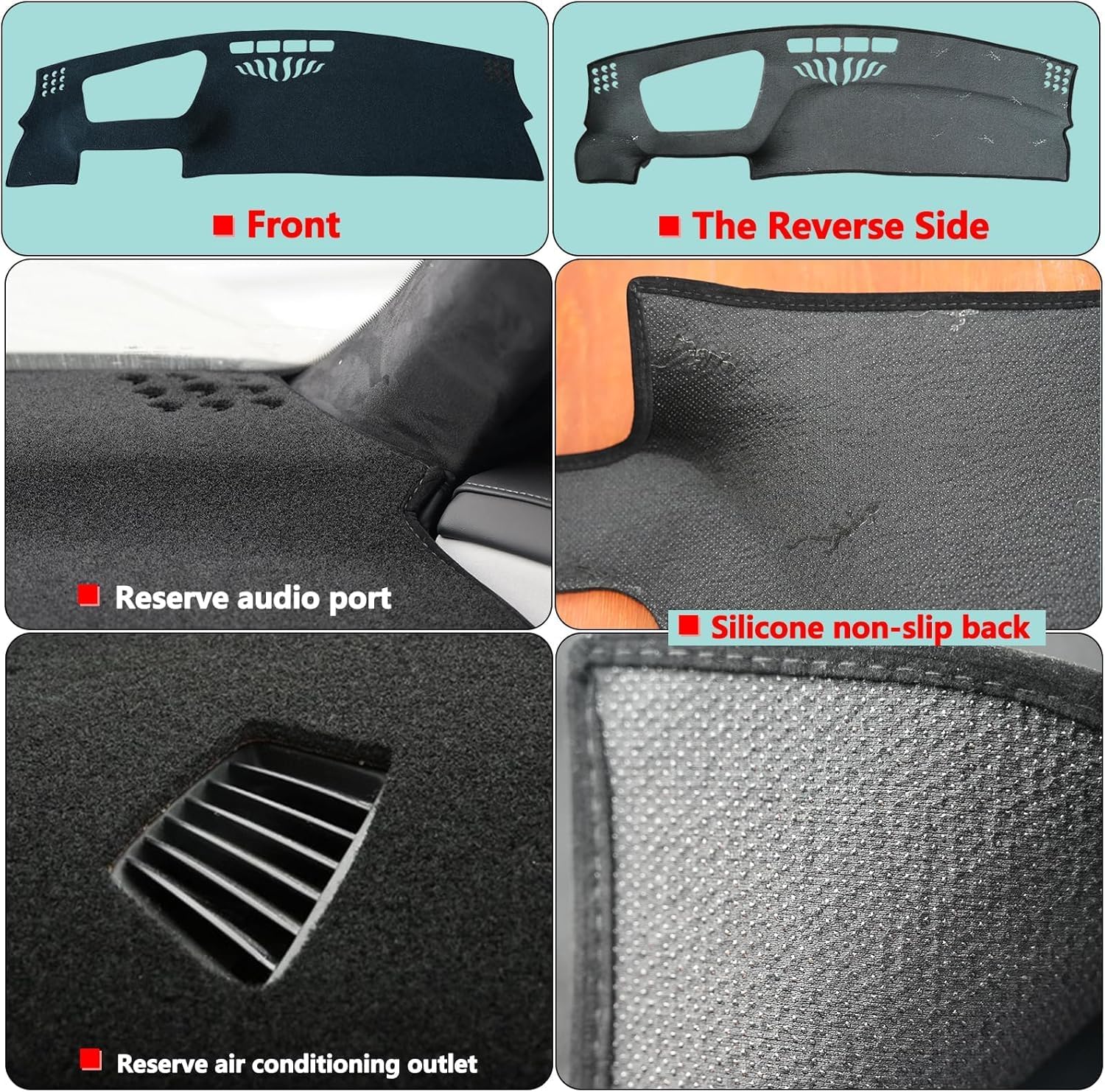 WAYIDSS close of speaker and vent cutouts preserving sound and airflow
