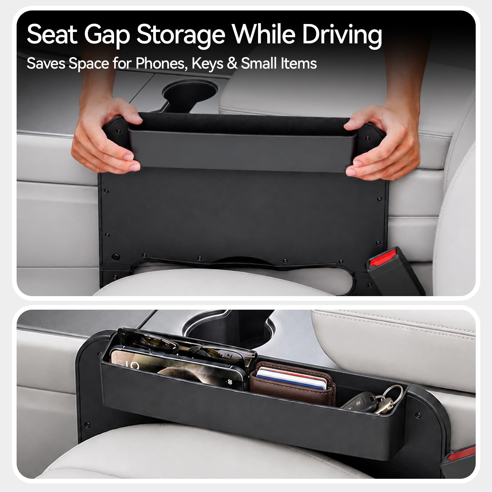 WAYSEFUN tray with plated meal illustrating comfortable in-car dining
