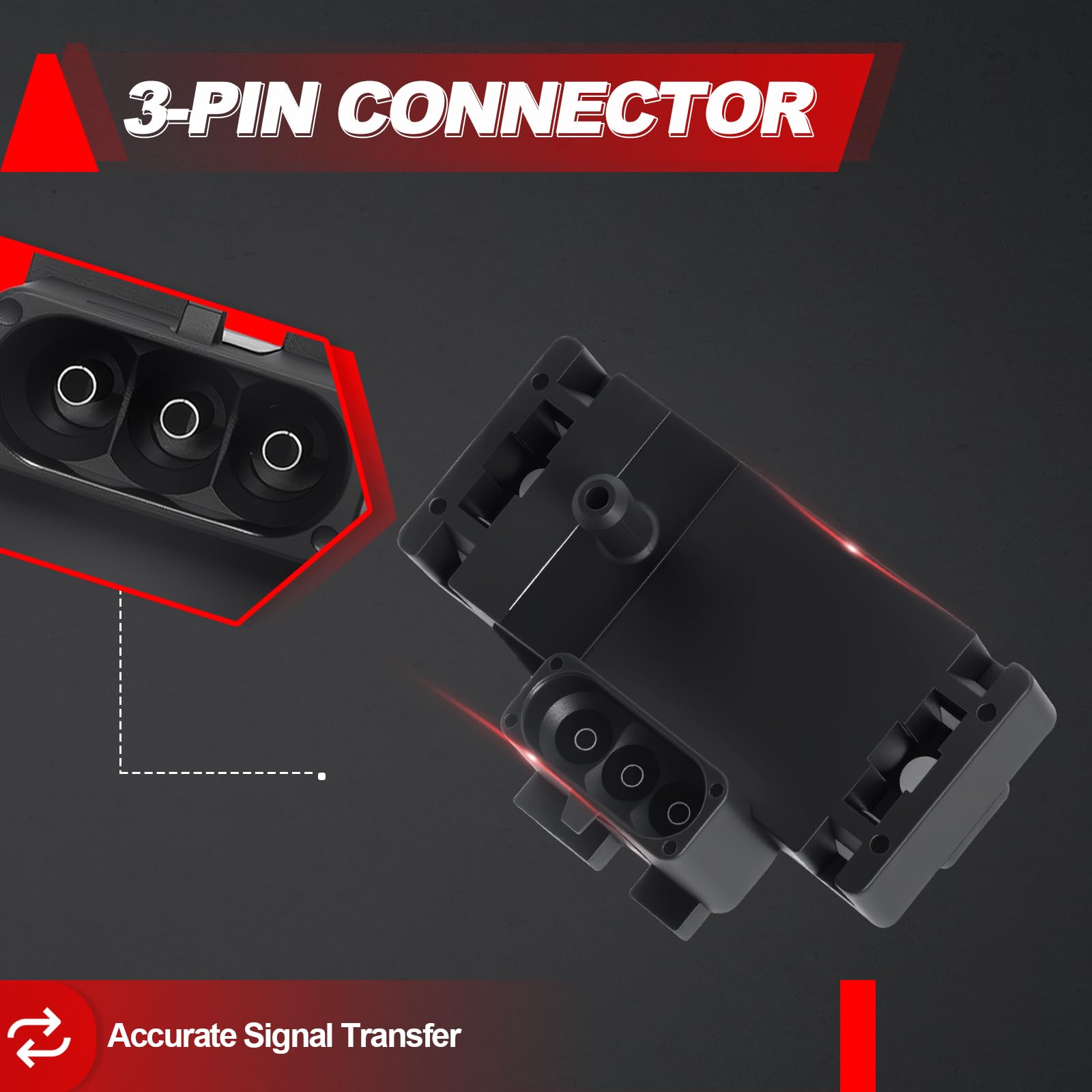 Wbsteanaten MAP sensor connector detail highlighting matching plug for easy installation