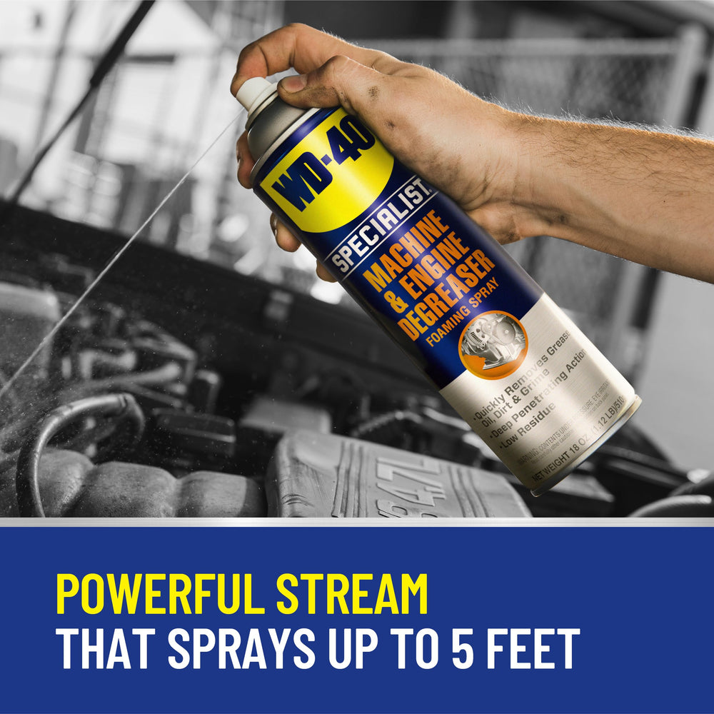 WD-40 Specialist nozzle and precision straw close-up for controlled application