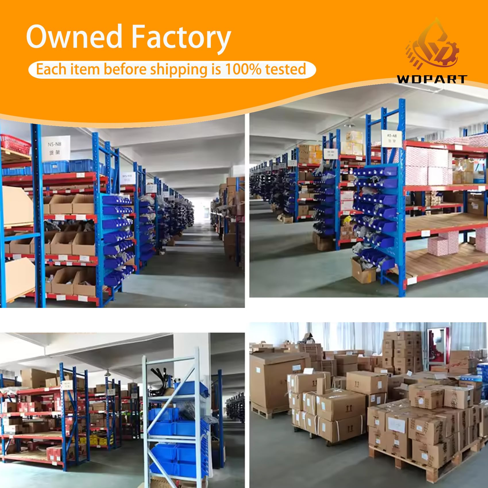 WDPART packaged E11015 box and label confirming OE compatibility for buyer assurance