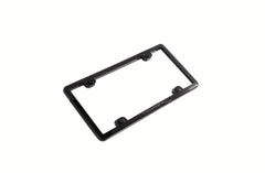 WeatherTech PlateFrame close-up of ABS material and stepped lip for secure hold