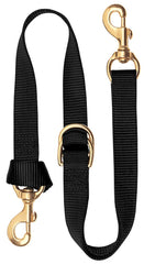 Weaver Equine front view showing brass hardware and adjustable nylon for lasting security