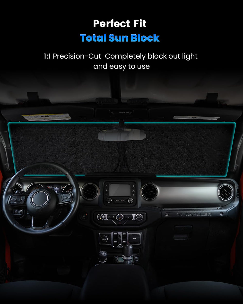 weektic folded compact storage in glovebox demonstrating space-saving benefit