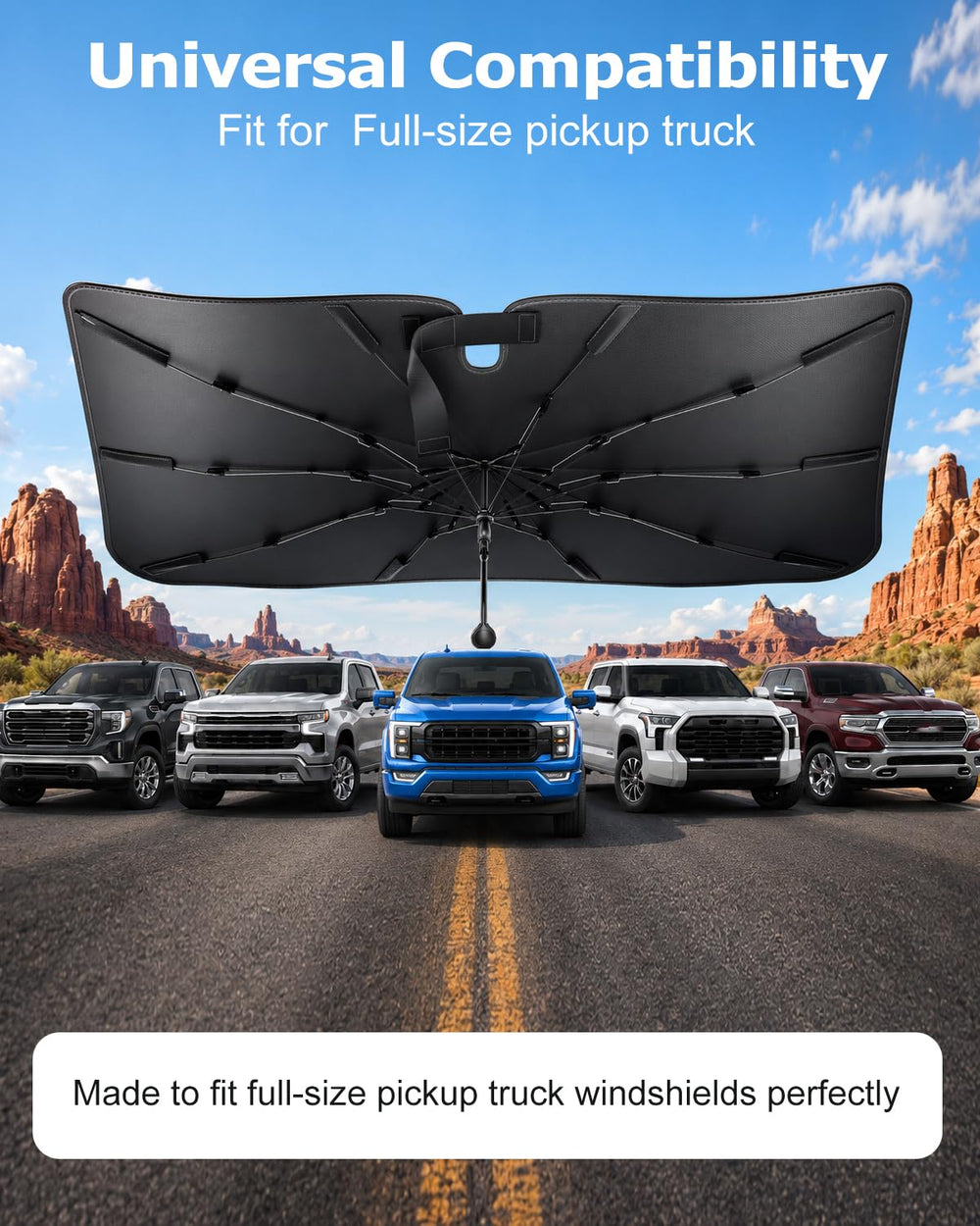 weektic installed in F-150 lifestyle photo keeping cabin cooler and protecting interior