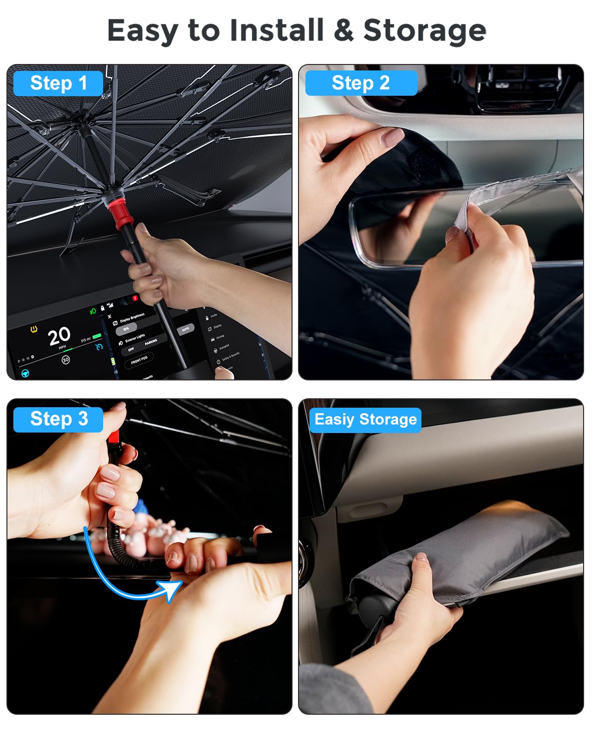weektic size comparison on dashboard showing X-large fit and protective coverage