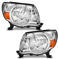 WEELMOTO front assembly for Tacoma showing chrome finish and fit benefits