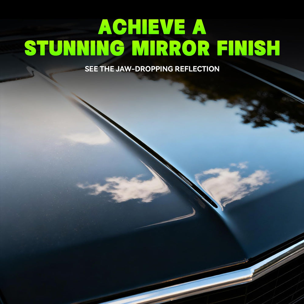 WEICA applied with a dual-action polisher demonstrating faster, even paint correction