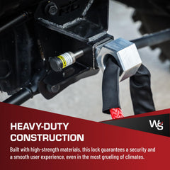 Weigh Safe stainless steel finish detail resisting corrosion and wear