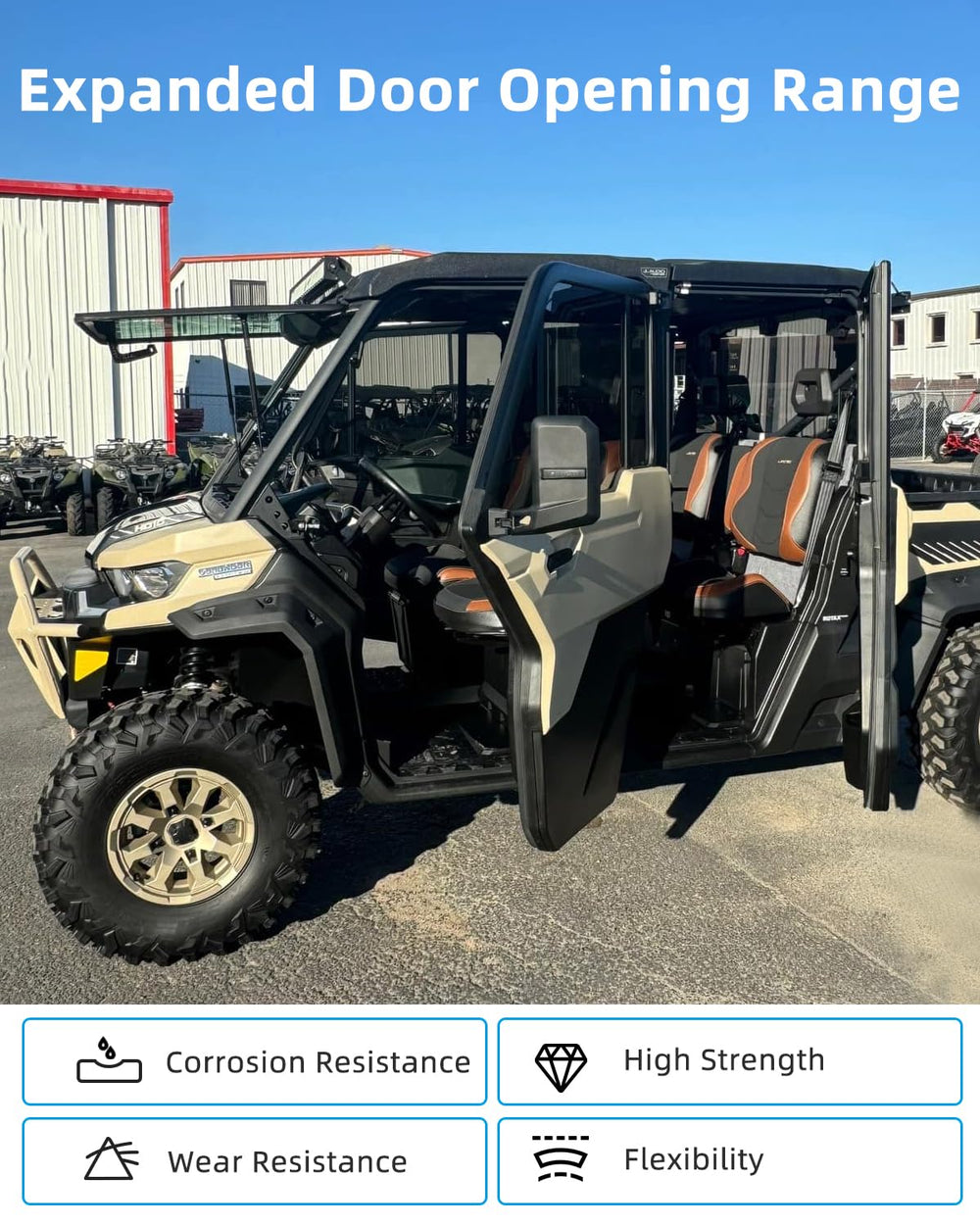 WEIGUZC lifestyle shot loading cargo into Defender showing easier access