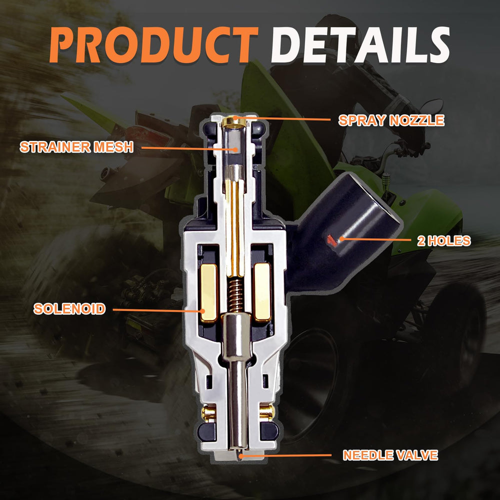 WEILEITE injector side profile illustrating reinforced body for heat resistance