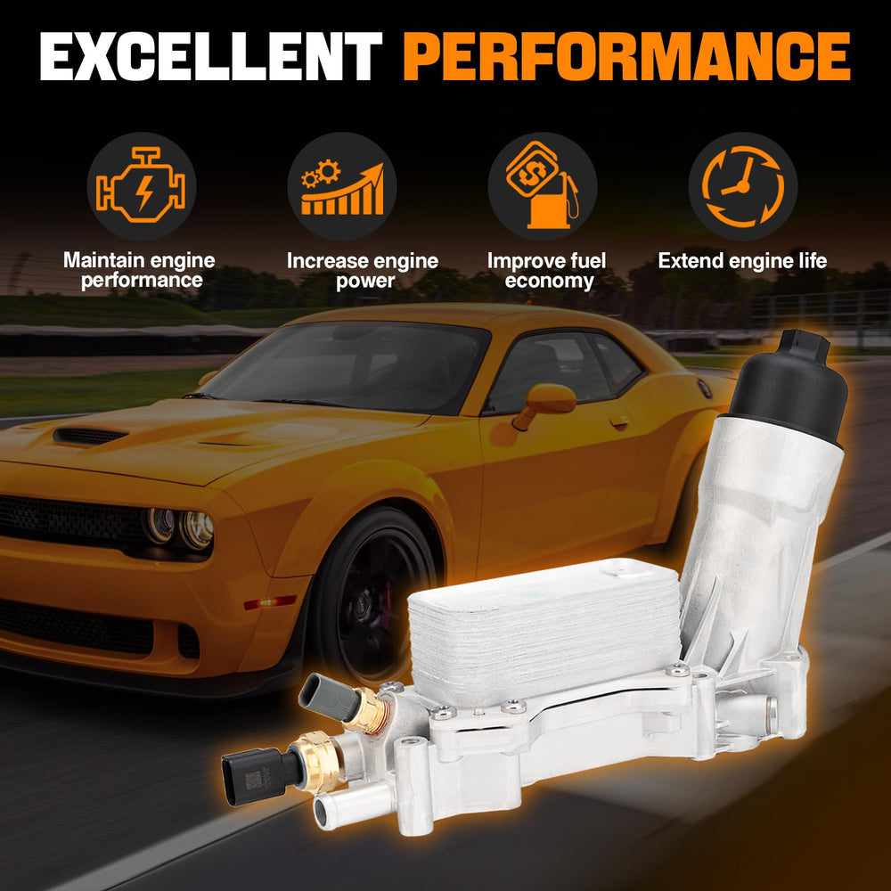 WEILEITE pre-installed oil filter and sensors visible for quick replacement and convenience