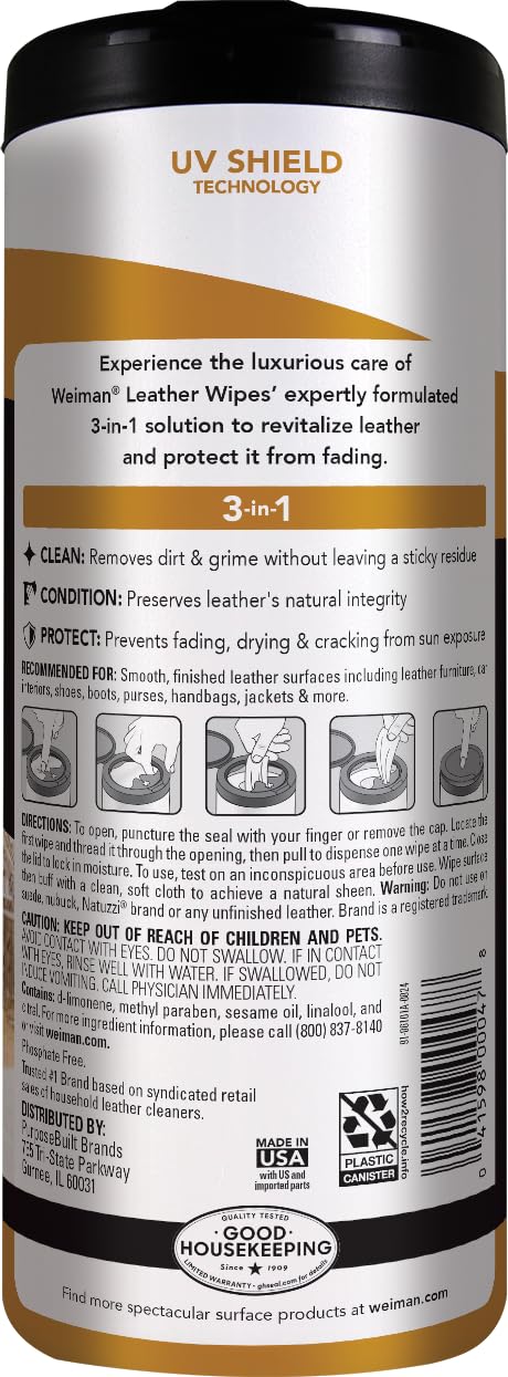 close-up of Weiman wipe texture highlighting gentle cloth for effective cleaning