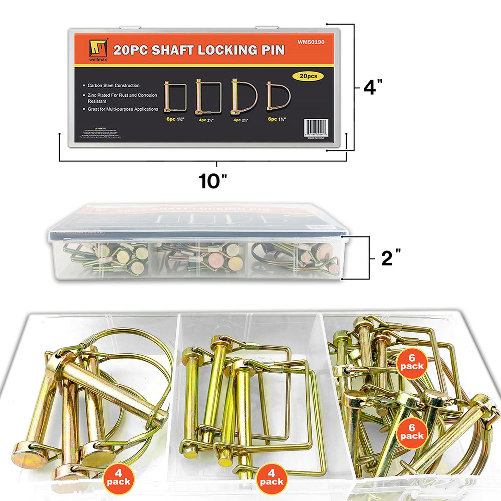 Wellmax closeup of spring-steel wire latch demonstrating secure locking and easy insertion